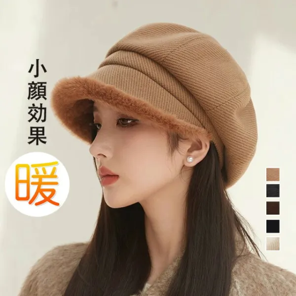 キャスケット 帽子 レディース 冬 キャップ ぼうし ボア ハットあったか 暖かい 防寒 小顔効果 無地 防寒対策 おしゃれ キャップ あったか 防寒 お洒落 秋冬 秋物 冬物 送料無料