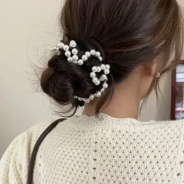 インスタで超人気 パール 輪ゴム