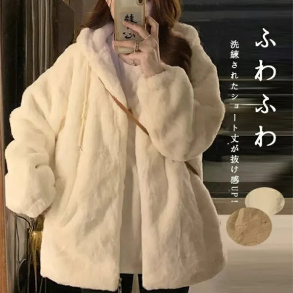 ファーコート ジャケット レディース フード付き フード付きパーカー コート 秋冬 アウター ふわふわ モコモココート ショート丈コート 冬アウター フード付き 防寒 フェイクファー パーカー 秋冬コート カジュアル おしゃれ 冬 羽織 ファー ブルゾン ふわモココート お洒落