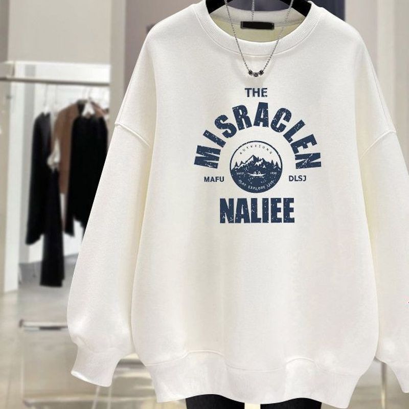 ホワイト (裏起毛/厚手)