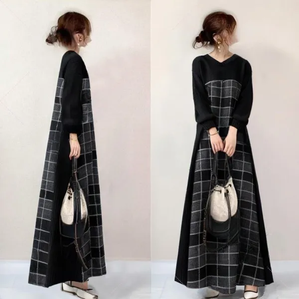 ワンピース  材質  秋  デザイン  新作  日本風  デザイン性