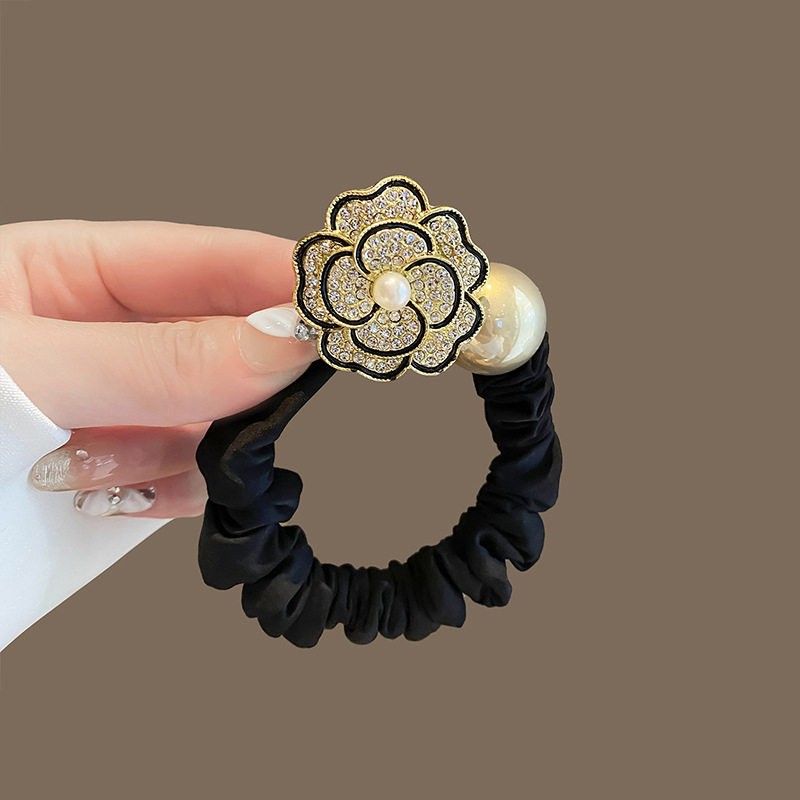 フラワーパールヘアゴム