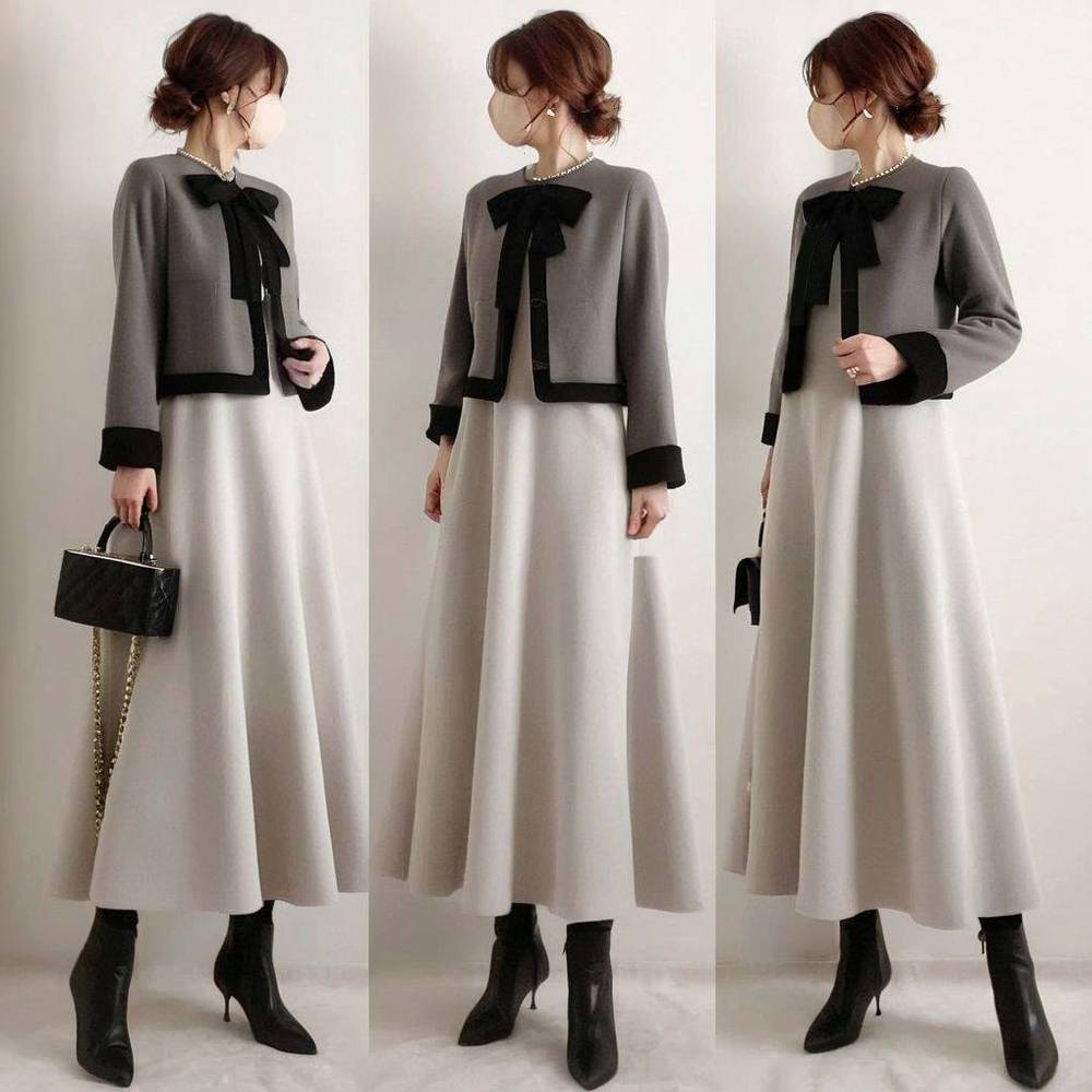 グレー/ワンピース/単品