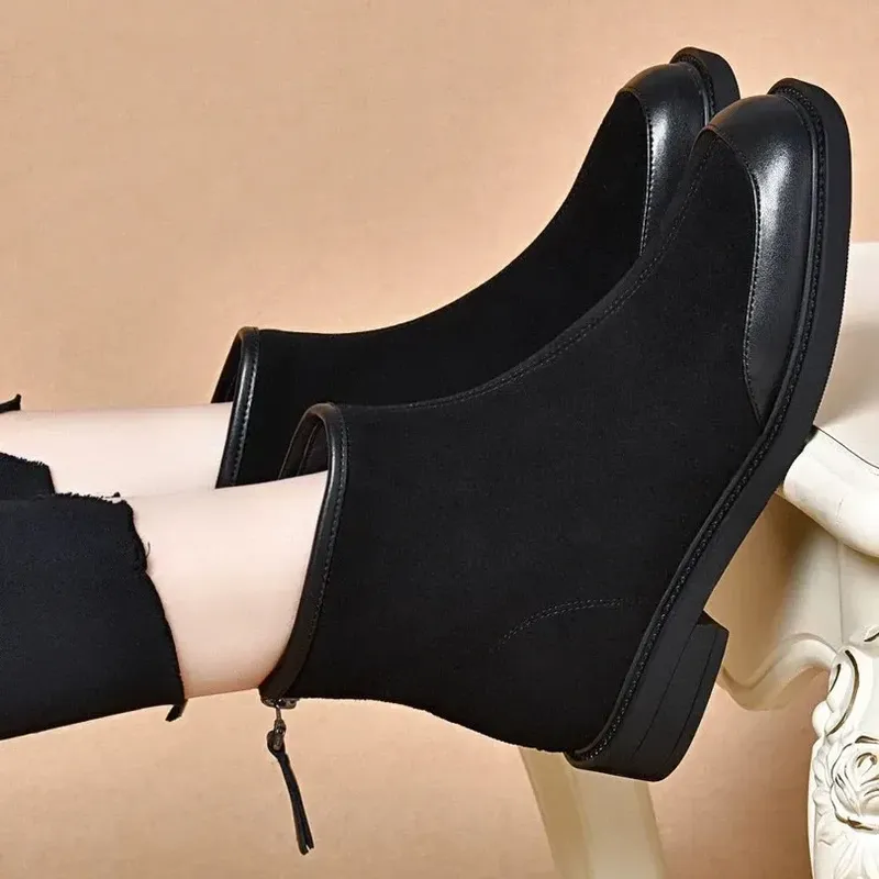 ブラック (裏起毛)