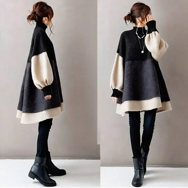 買わなきゃ損 配色 切り替え ファッション ニット