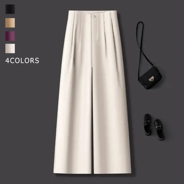 【全4色】ガウチョパンツウエストゴムポケット付きボタン無地ロング丈 | 「今 着たい」