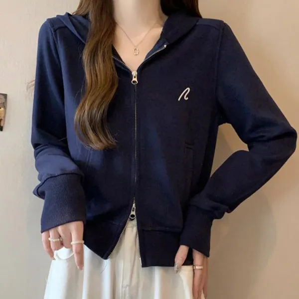 【全2色】カーディガン長袖フード付き｜視覚的に引き立つ