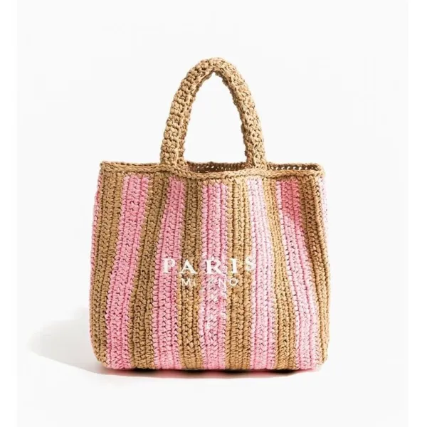 ストライプ柄  カジュアル  編み  インスタ流行