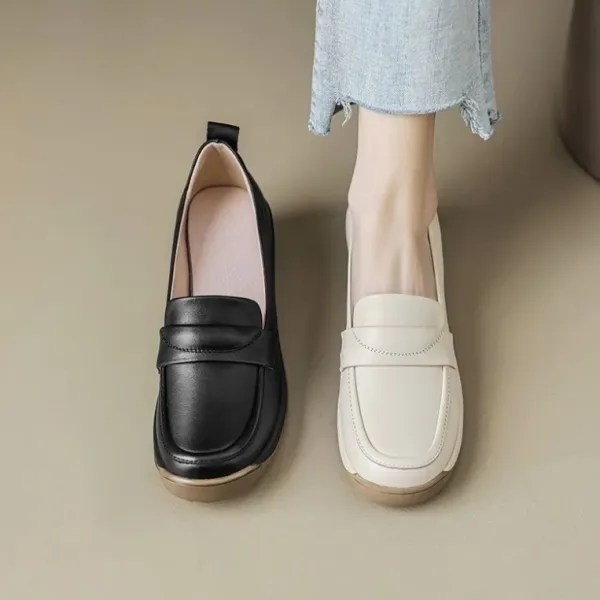 ローファープラットフォームキック丸トゥ | 軽量ソフト足裏にフィット