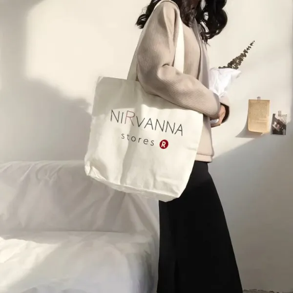 トートバッグ レディース 軽量 大きめ エコバッグ レディース ロゴ入り お買い物バッグ 持ち手 トートバッグ キャンバス マザーズバッグ 肩掛けバッグ エコバッグ マチ広 ユニセックス 男女兼用 通勤 通学 大容量