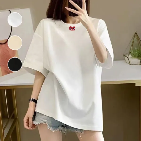 【全3色】Tシャツ無地ラウンドネック｜快適ゆったり