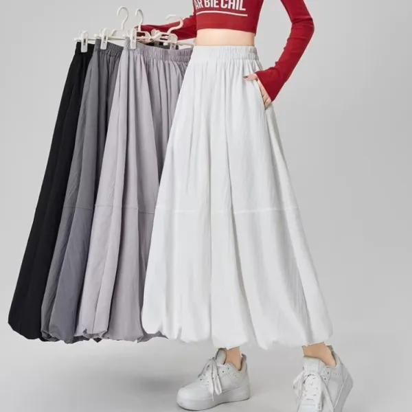【全4色】スカートハイウエストAライン無地中長 | 一番安い新作