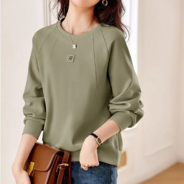 インスタで超人気 シンプル 組み合わせ自由 体型を問わず サラサラした質感 スウェット