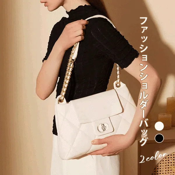 マグネット肩掛け無地ファッションハンドバッグ