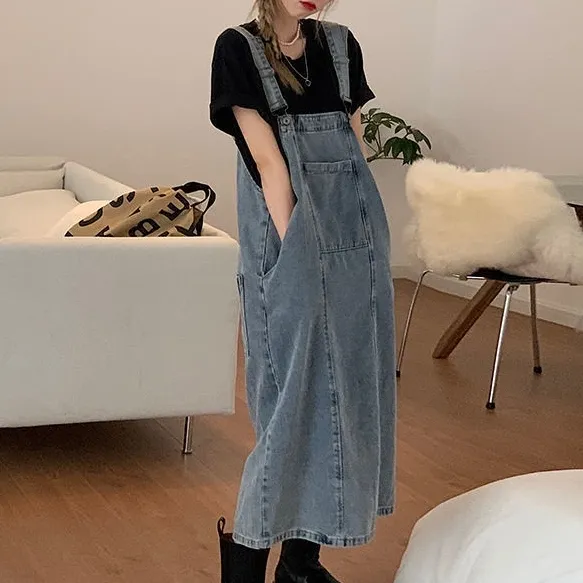 元気いっぱいデニムキャミワンピース