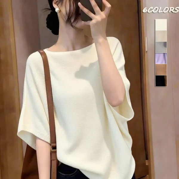 【全6色】Tシャツ半袖無地ラウンドネック | 超人気