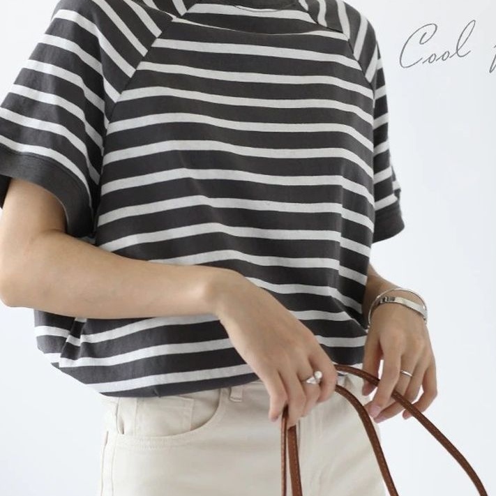 グレー＆ホワイトストライプ