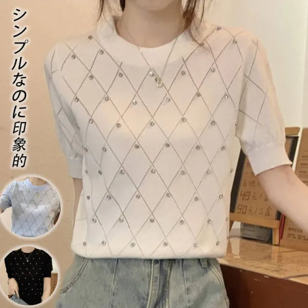 【全3色】Ｔシャツ無地半袖ラウンドネック｜今季マストバイ