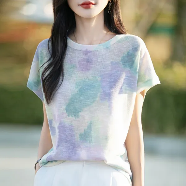 Tシャツ  シンプル  ベージュ  半袖  どんなスタイルにも合う  ゆったり  クルーネック  夏服  薄  新作  レディース  洗練された