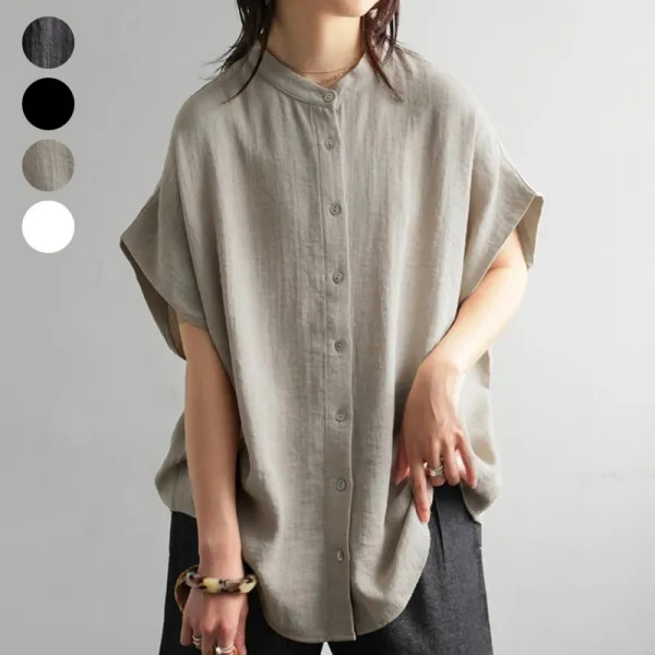 ドルマンスリーブ  シャツ  無地  スリムに見える  どんなスタイルにも合う  ゆったり  夏服  通勤/OL  日本風  レディース