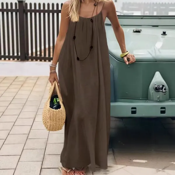 ワンピース  キャミソール  ゆったり  ロング  夏服  新作  レディース