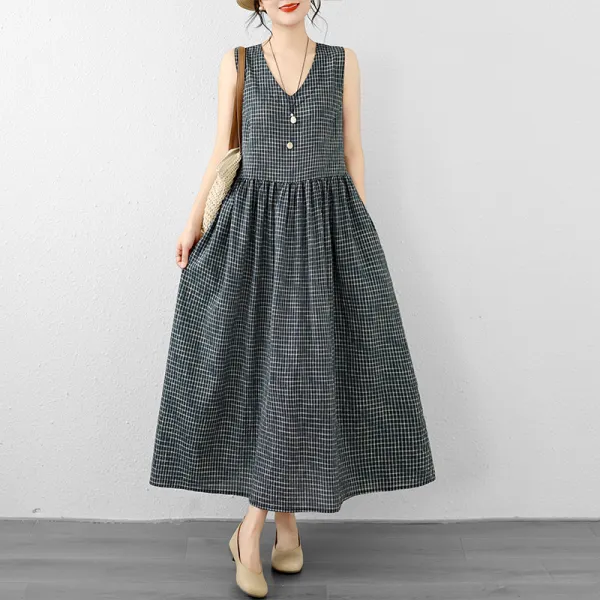 ワンピース  タンクトップ  スリムに見える  どんなスタイルにも合う  Vネック  夏服  韓国風  デザイン  新作  デザイン性  大きめサイズ