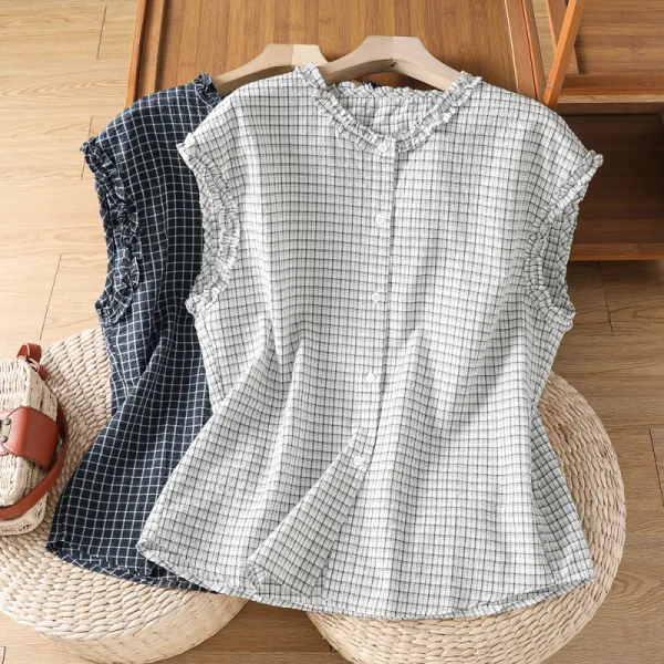 シャツ  カーディガン  ノースリーブ  どんなスタイルにも合う  ゆったり  夏服  通勤/OL  デザイン  なし  新作  デザイン性  レディース