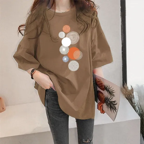【全6色】Ｔシャツラウンドネック半袖プルオーバーカートゥーン | 定番シンプル