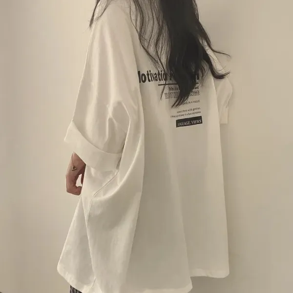 レディース ロング丈Tシャツ
