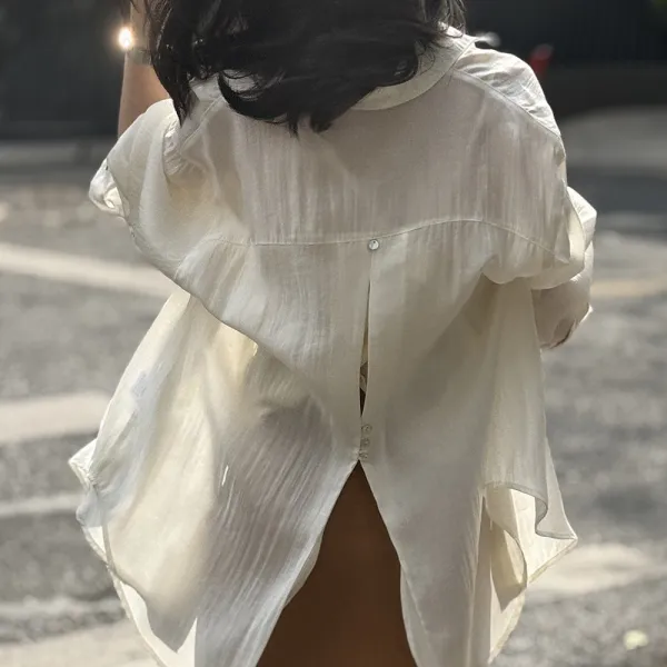 テンセル  シャツ  アウター