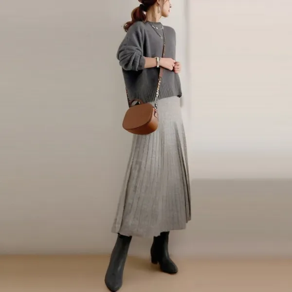 【2点セットアップ】無地  セットアップ  ニット  新作