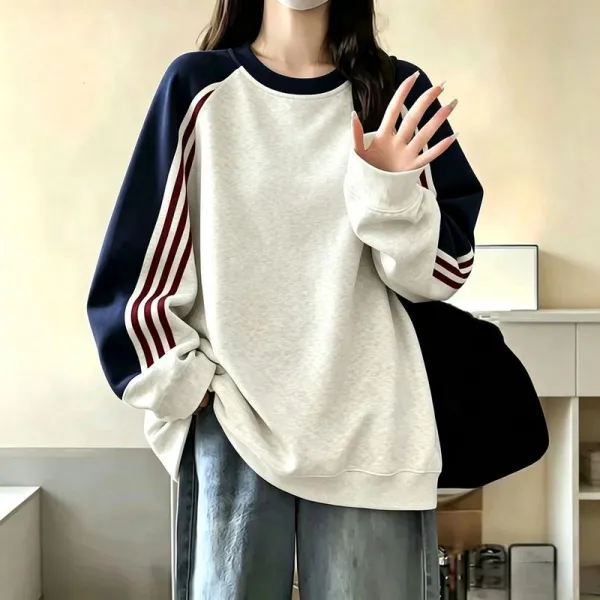 パーカー体型をカバー長袖ラグランスリーブ | 絶対欲しい